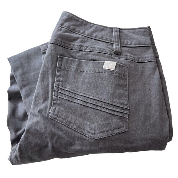 Ascend Stretch Trail Pants Women's NWT Size 4 Gray Leg Zip Pocket - Picture 1 of 10